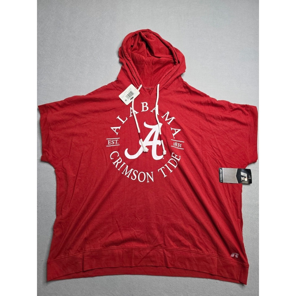 Russell Athletic Alabama Crimson Tide Football Hoodie Women's XL 16-18 Red NWT